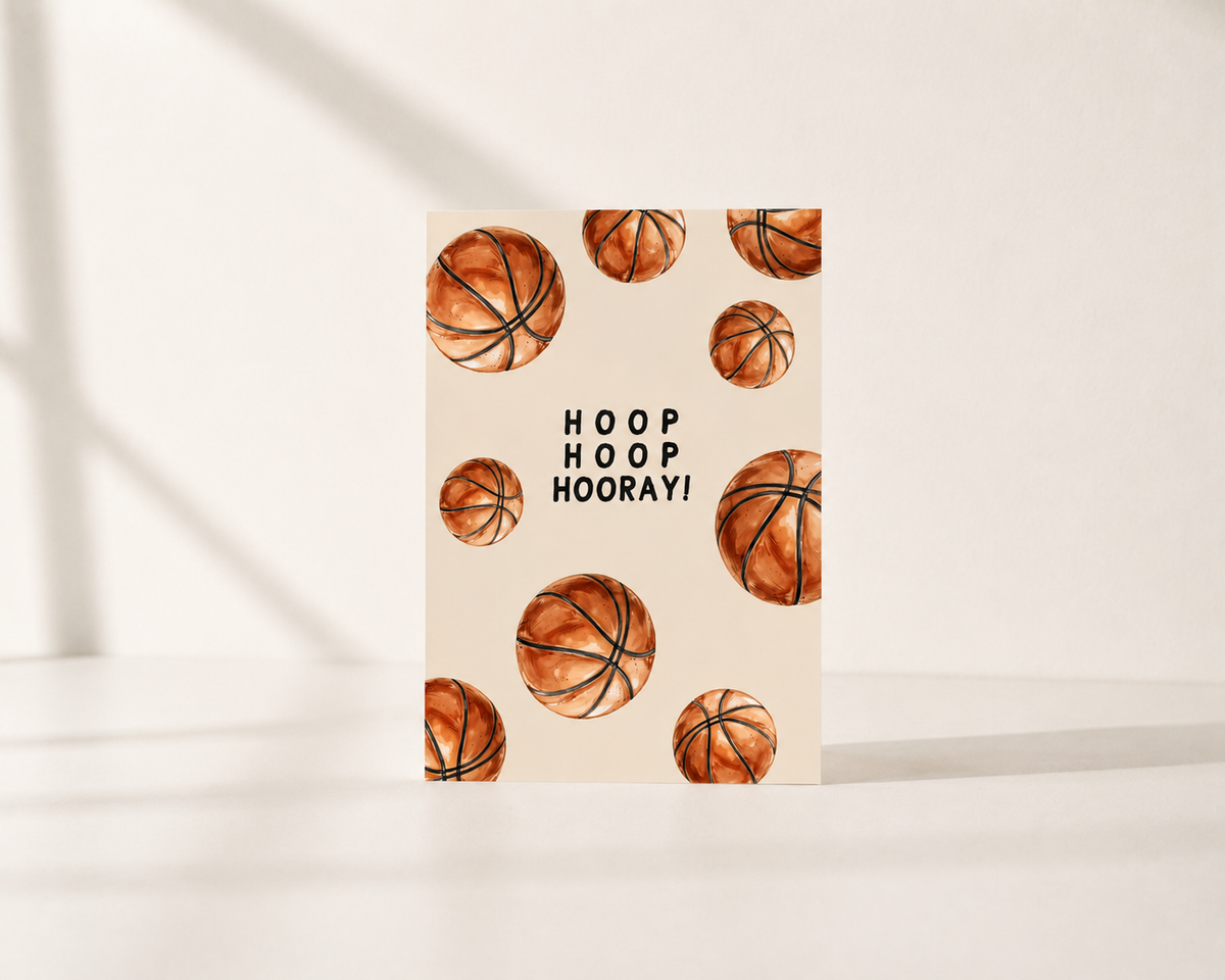 Postkarte - Basketball