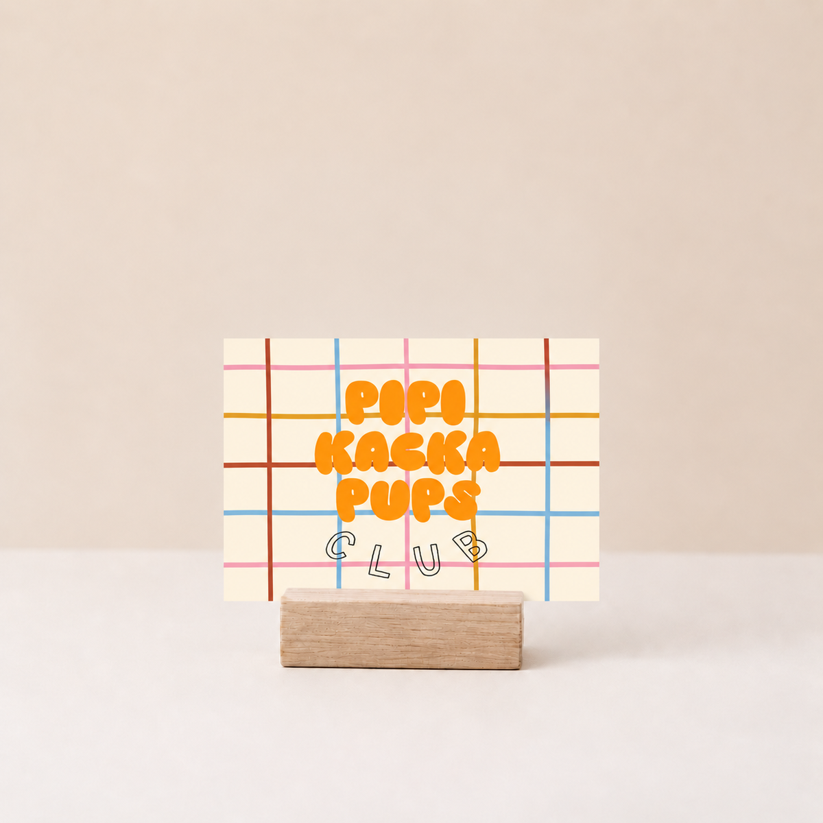 Postkarte - Pipi Kacka Pups