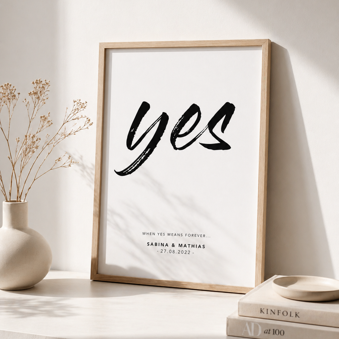 POSTER personalisiert - Yes