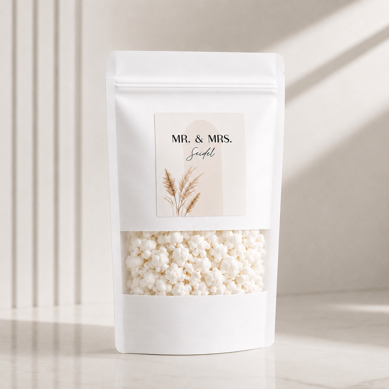 Popcorn Tüten - Pampas beige