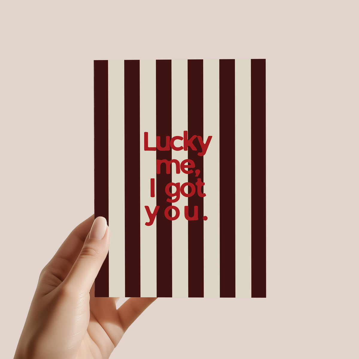 Postkarte - Lucky me