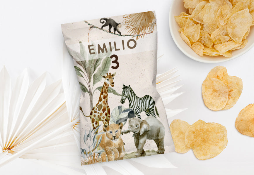 Chips Tüten - Safari