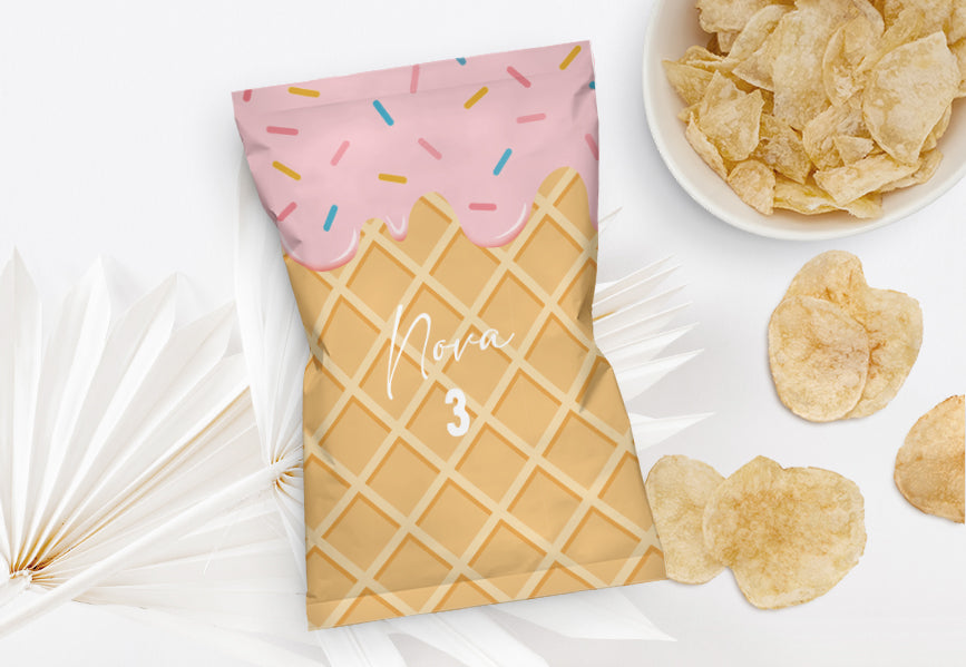 Chips Tüten - Eis