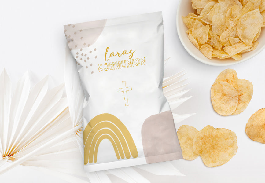 Chips Tüten - Abstrakt rosa