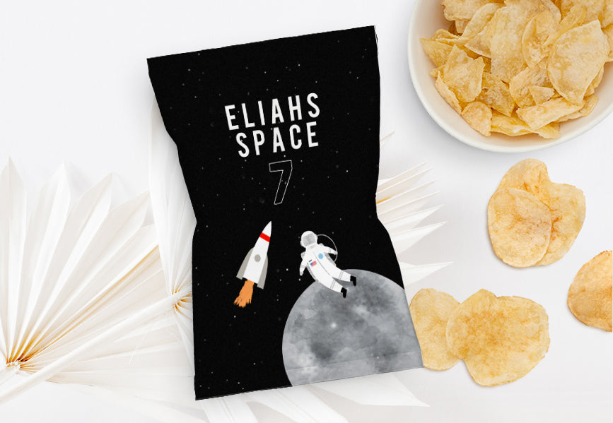 Chips Tüten - Weltraum