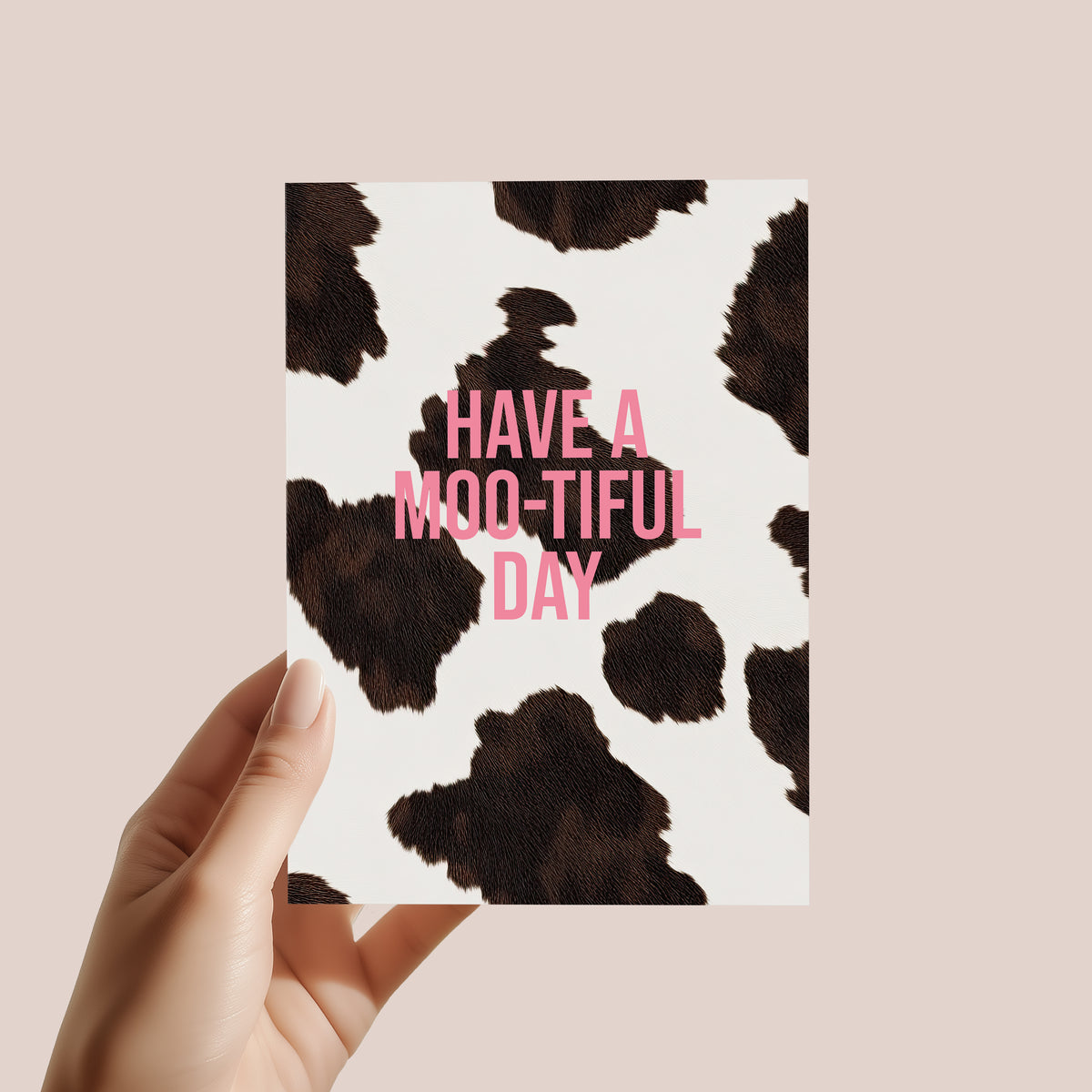 Postkarte - Moo-tiful day
