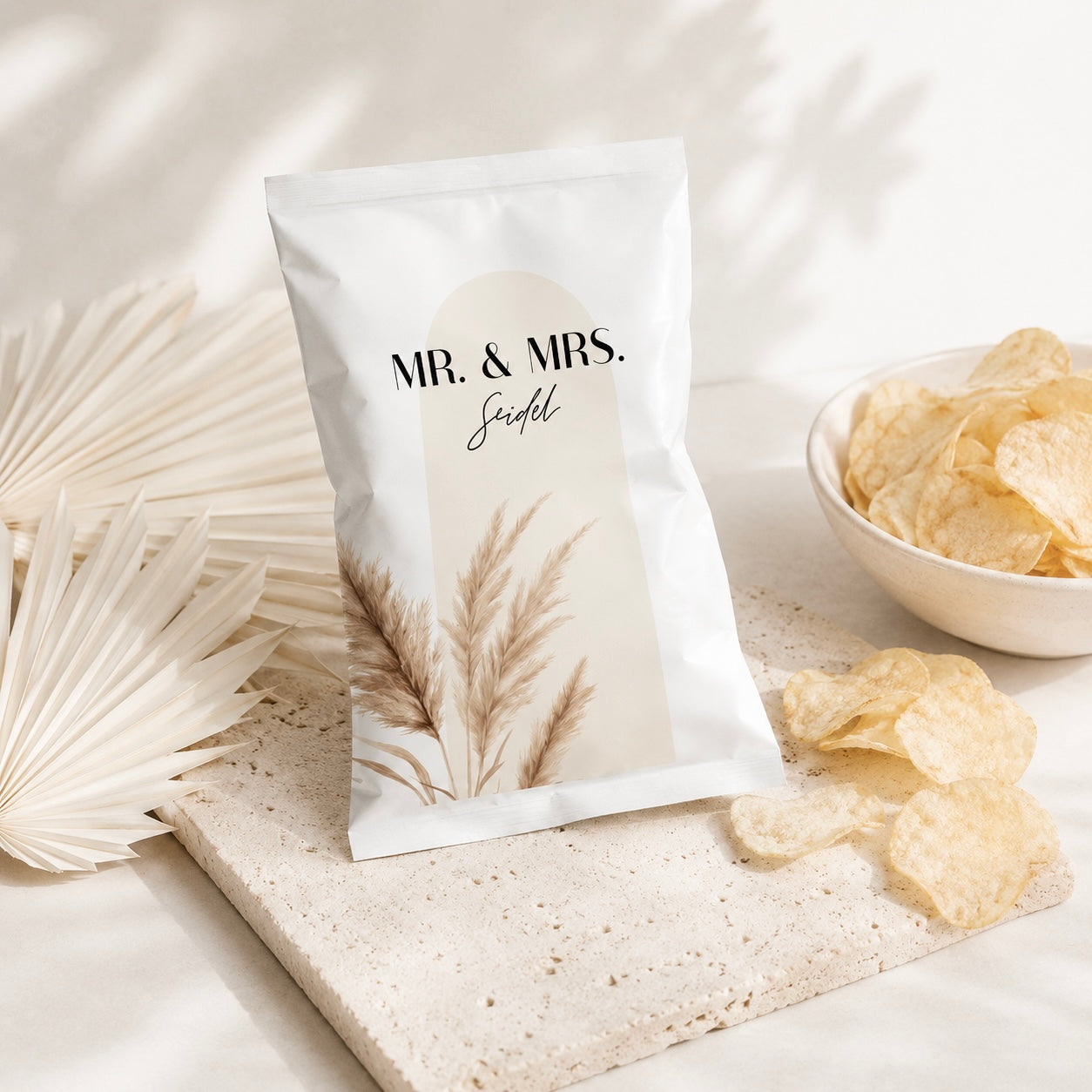Chips Tüten - Pampas beige