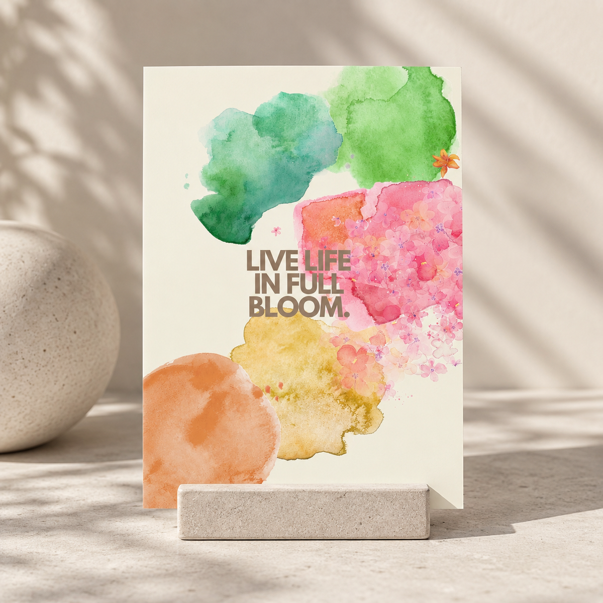 Postkarte - Floral