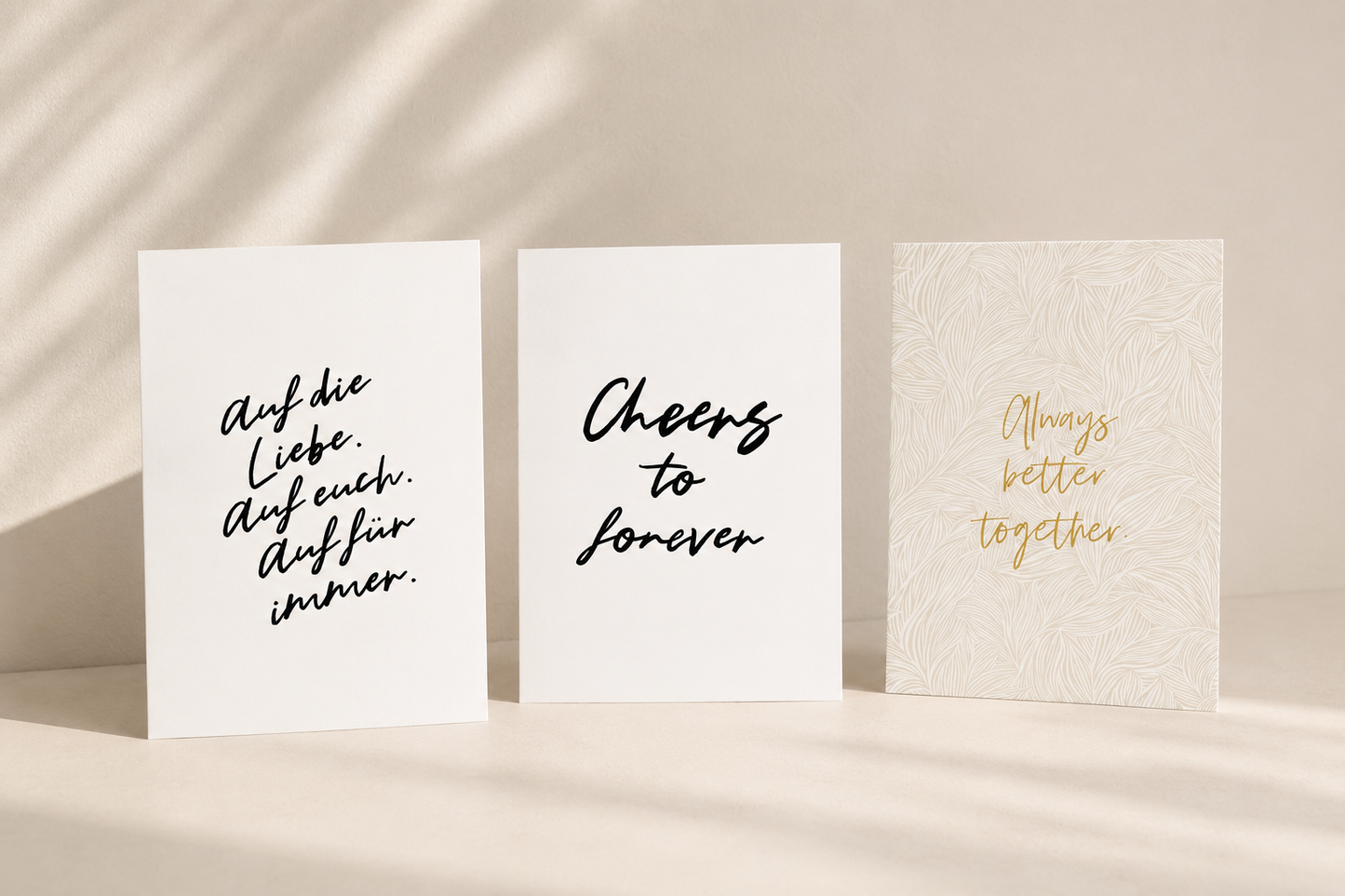 Postkarte - Always better together