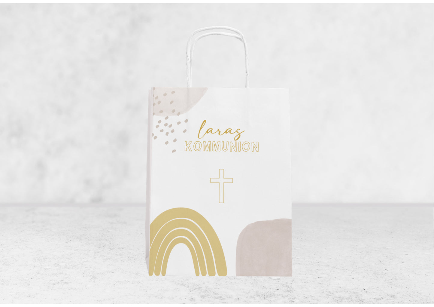 Geschenktüte - Abstrakt rosa