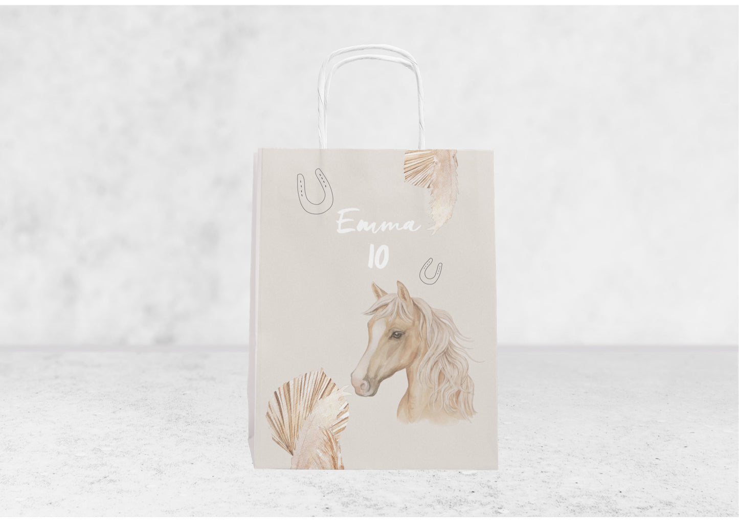Geschenktüte - Pferde