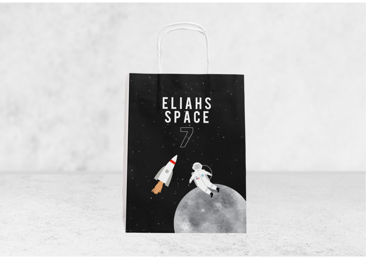 Geschenktüte - Weltraum