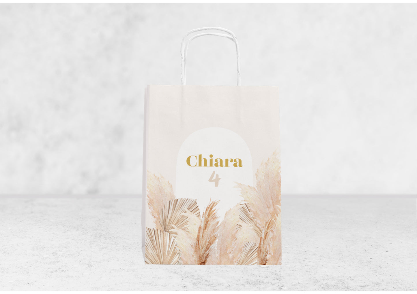 Geschenktüte - Trockenblumen