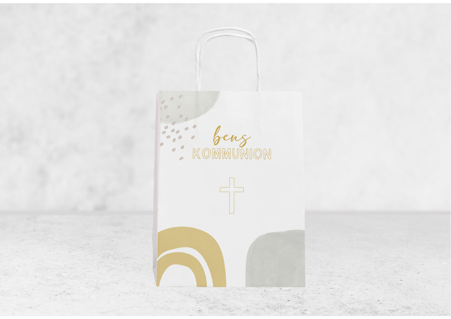 Geschenktüte - Abstrakt grün