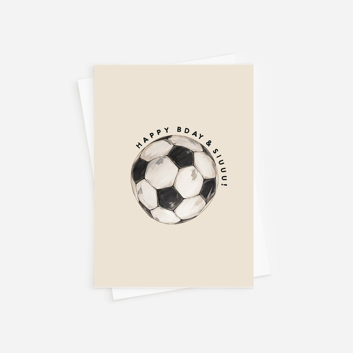 Postkarte - Fussball