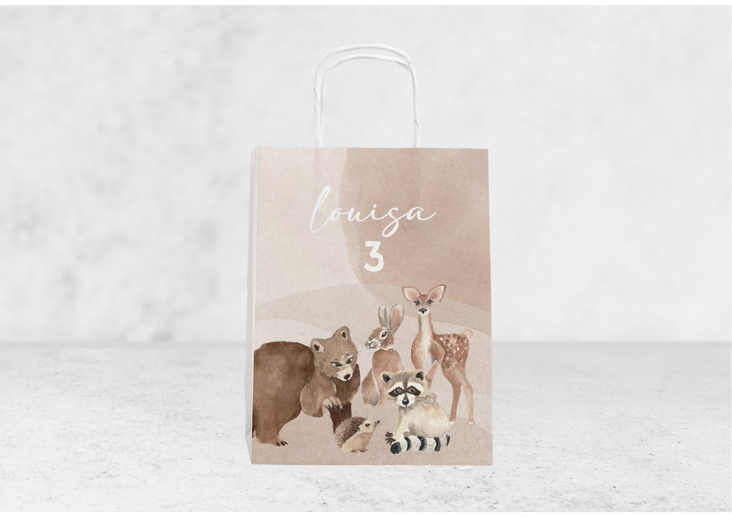 Geschenktüte - Waldtiere