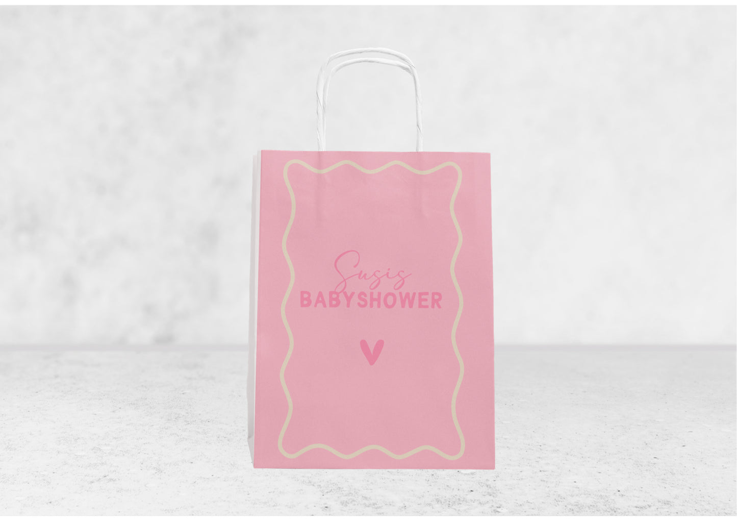 Geschenktüte - Baby rosa