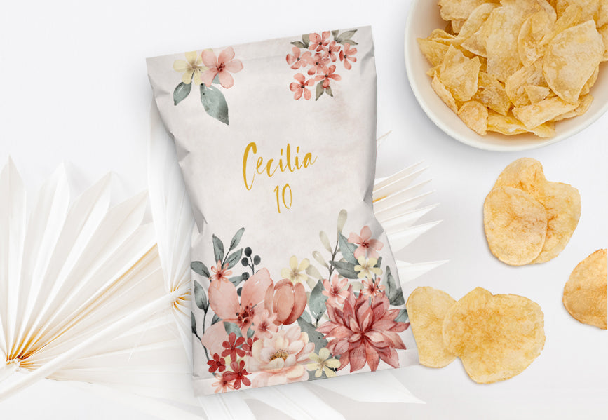 Chips Tüten - Wildblumen