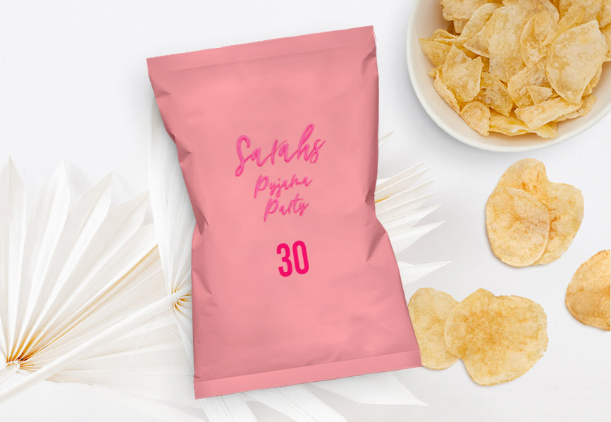 Chips Tüten - Pink