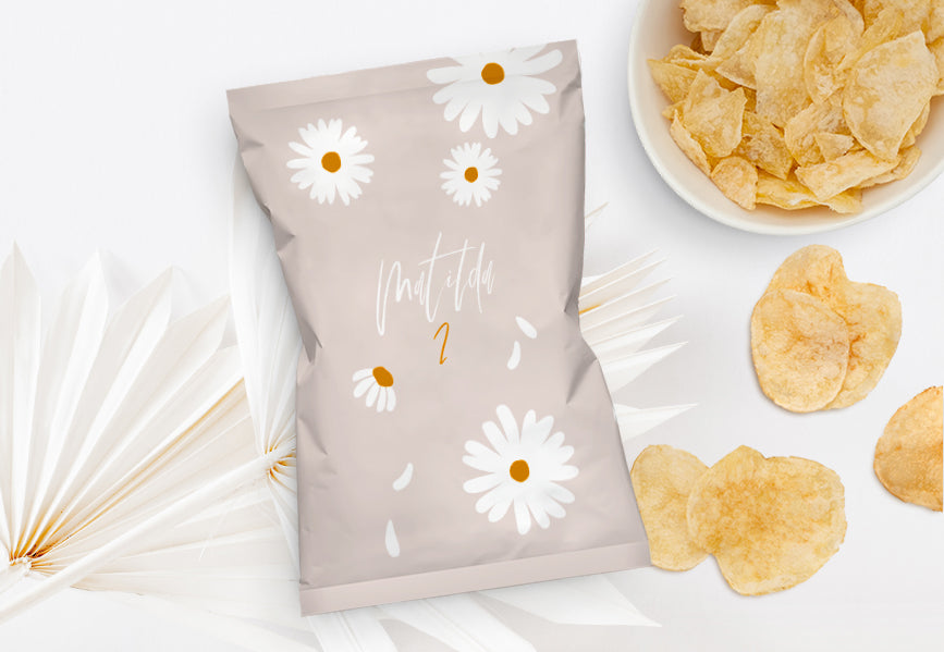 Chips Tüten - Gänseblümchen