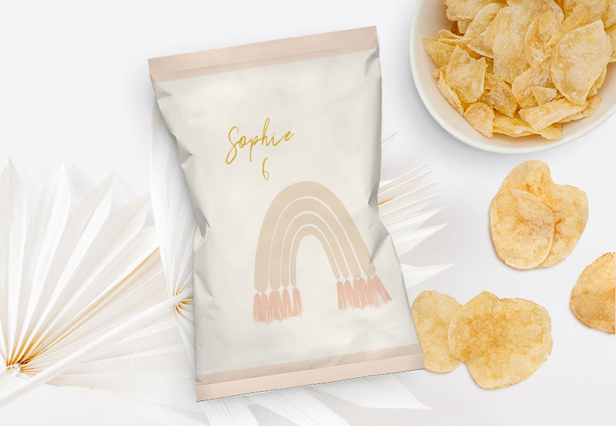Chips Tüten - Regenbogen