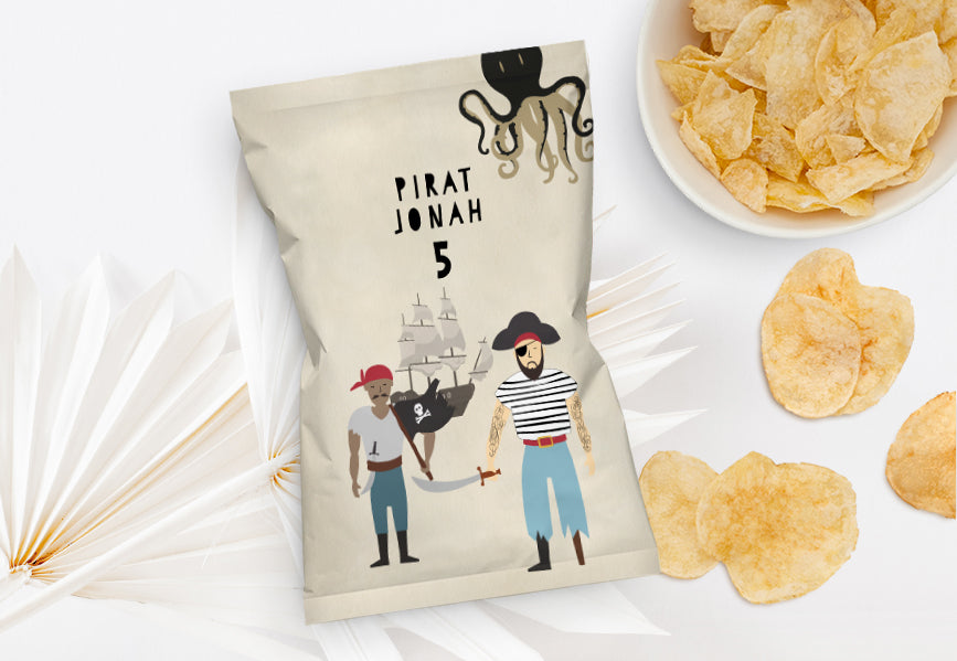 Chips Tüten - Pirat