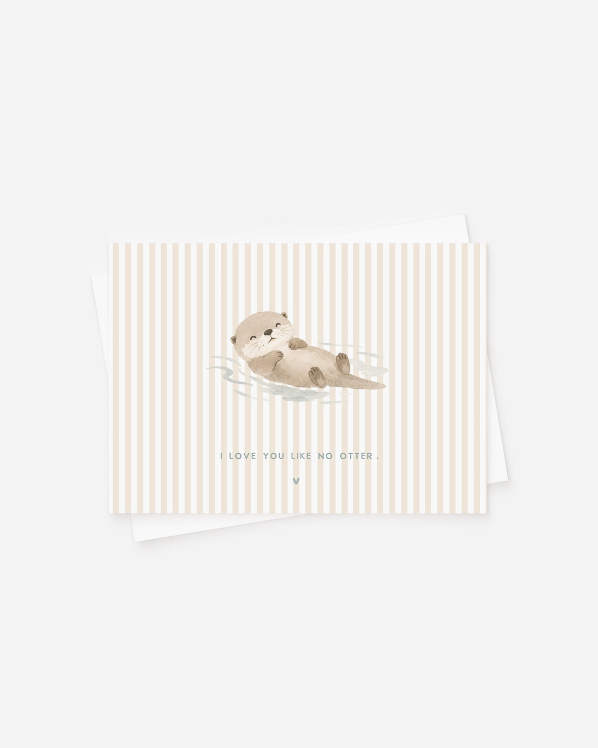 Postkarte - Otter
