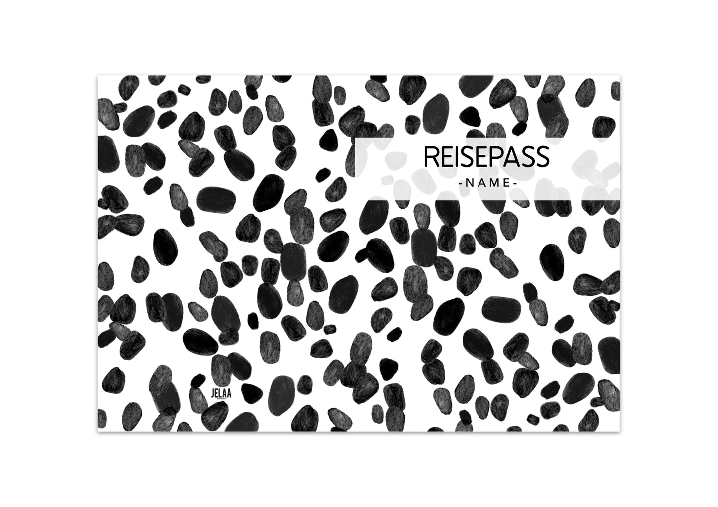 Reisepasshülle - Tupfen personalisiert