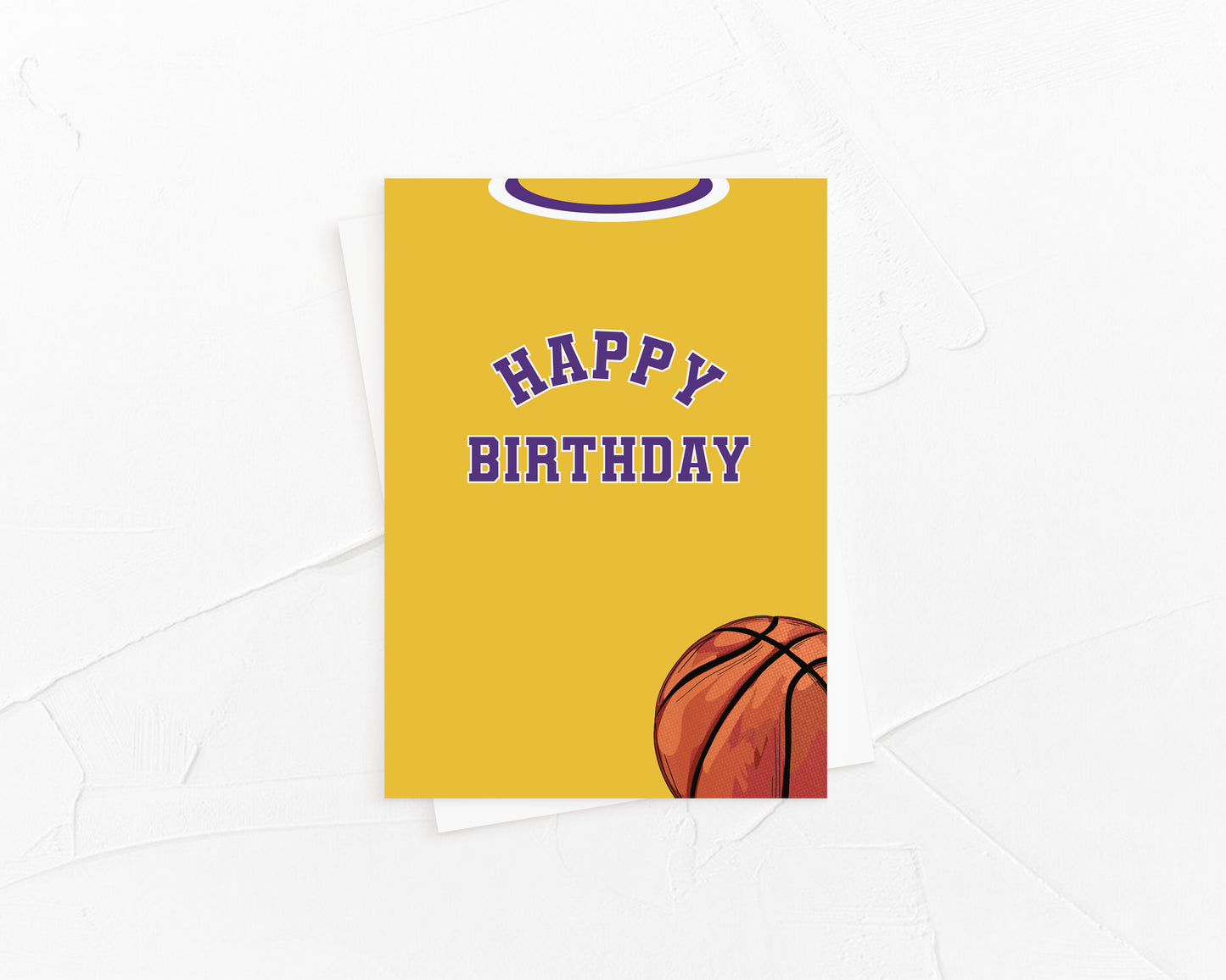 Postkarte - Basketball Lakers