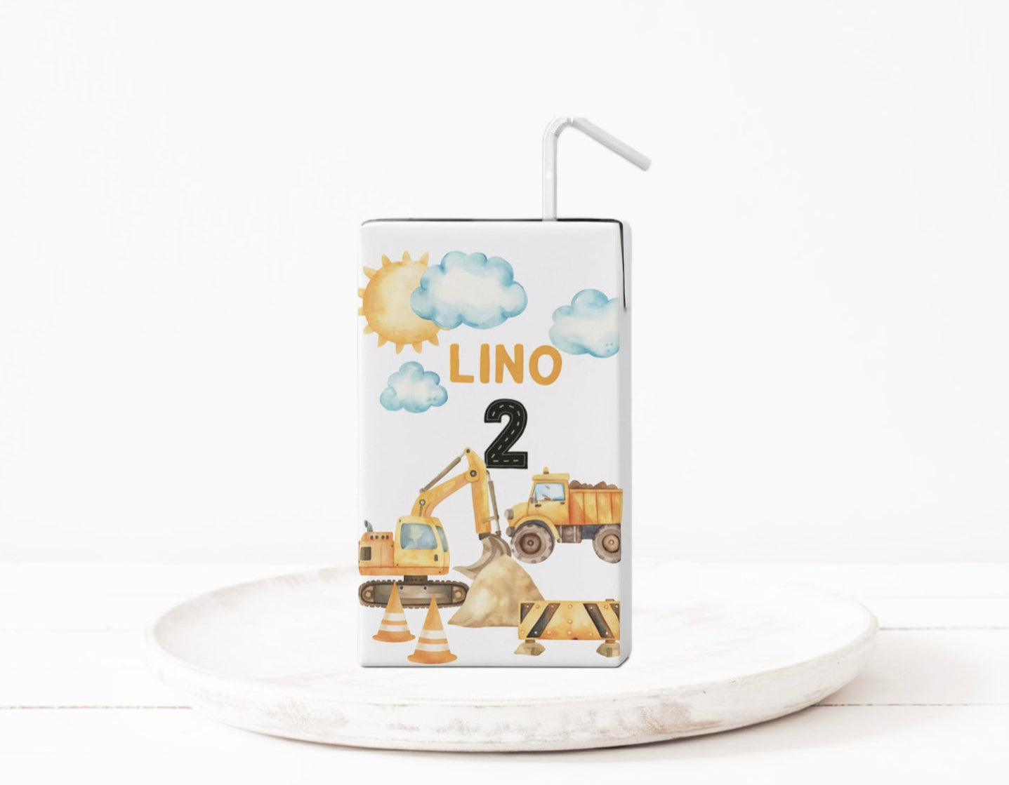 Bio Apfelsaft Trinkpäckchen - Baustelle