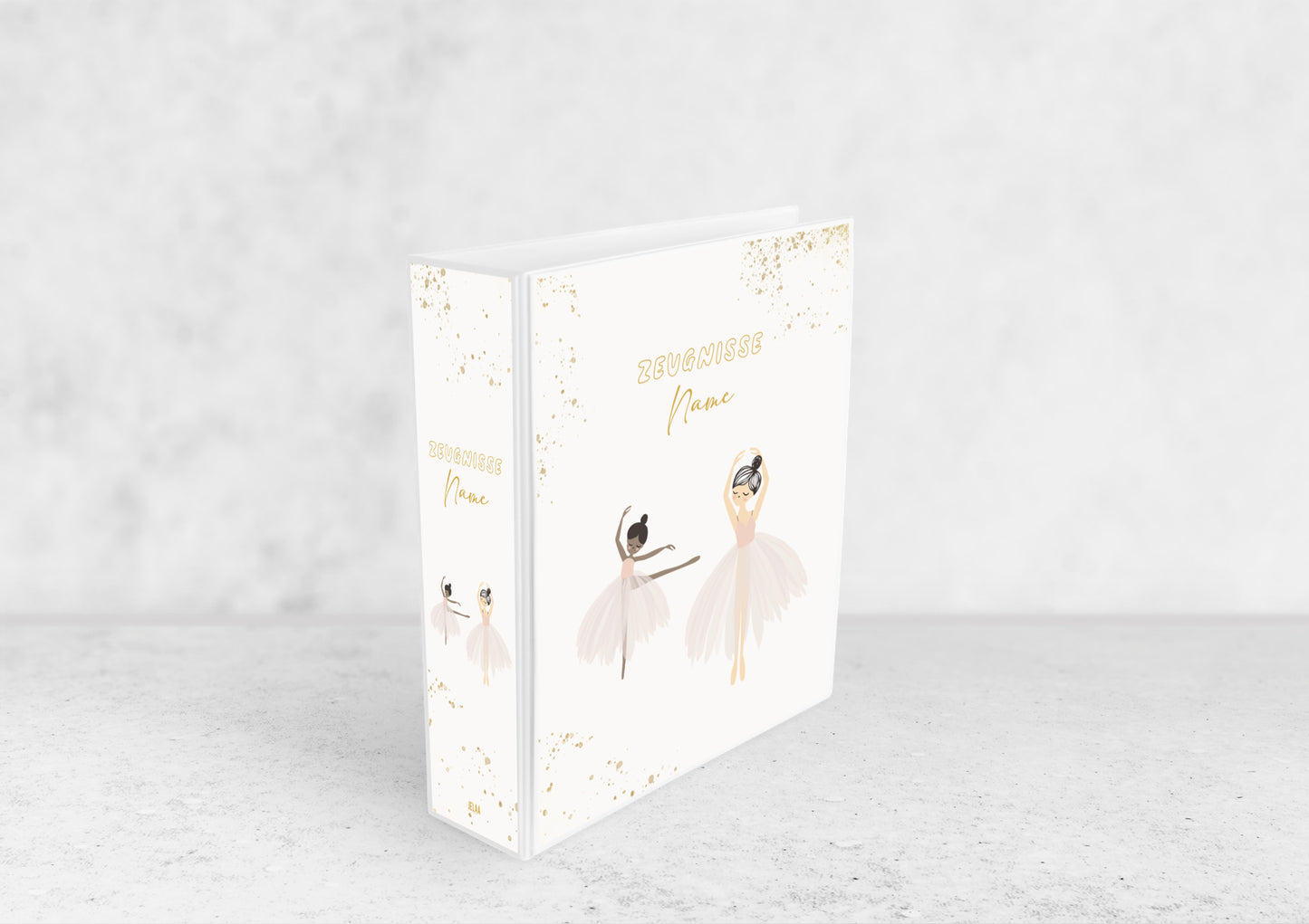 ORDNER - Ballerina personalisiert