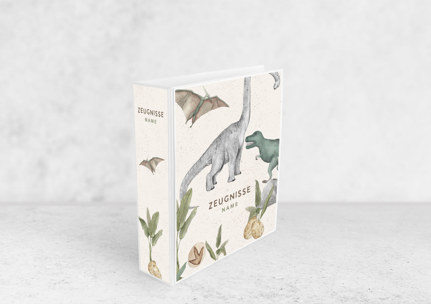 ORDNER - Dinosaurier personalisiert