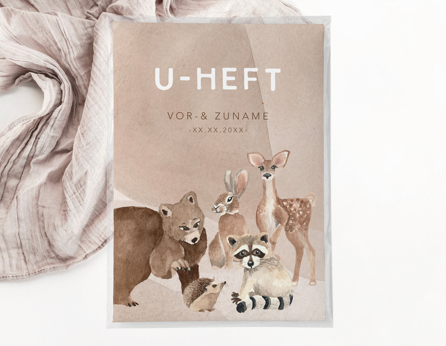 U-Heft & Impfpasshülle - Waldtiere