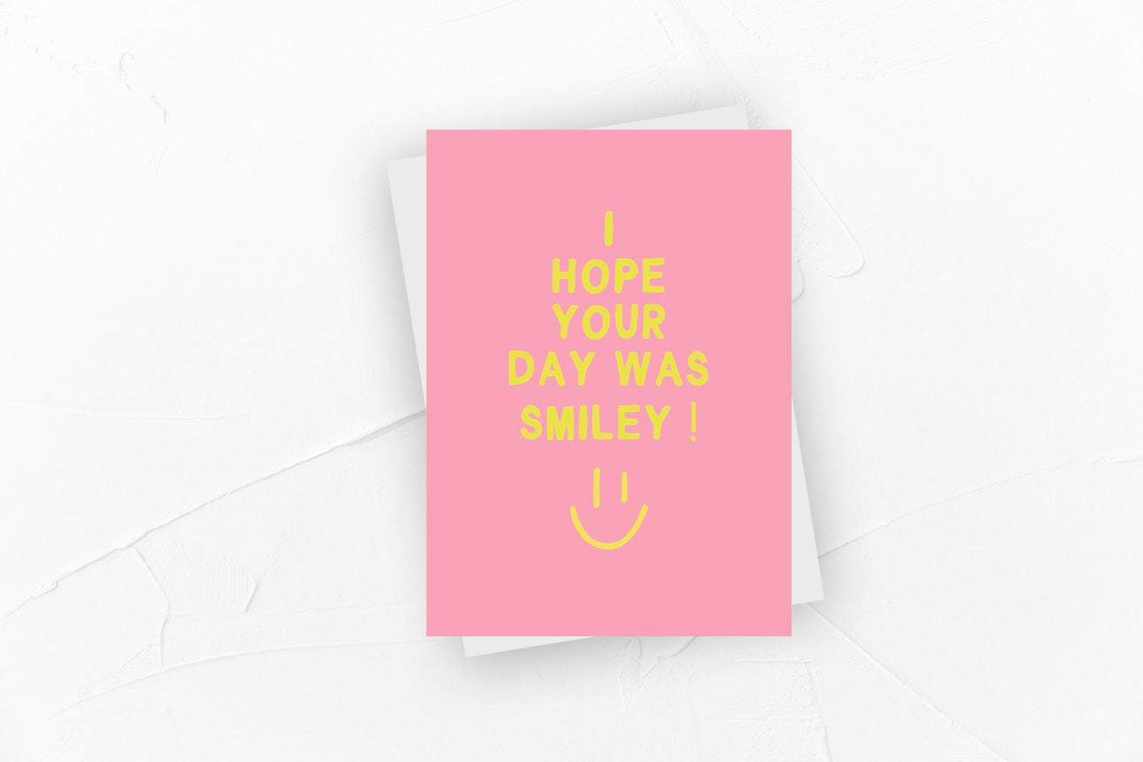 Postkarte - Day smiley