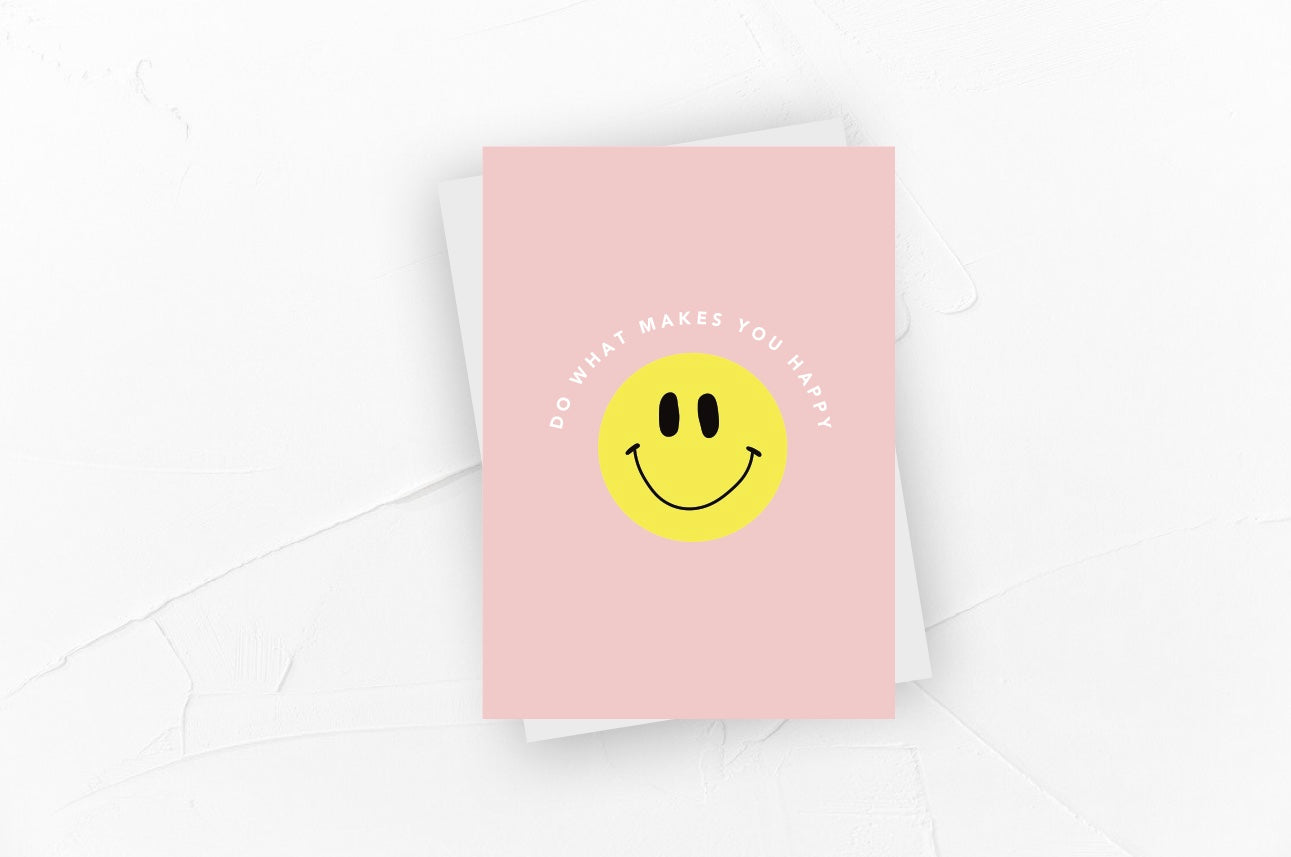 Postkarte - Smiley