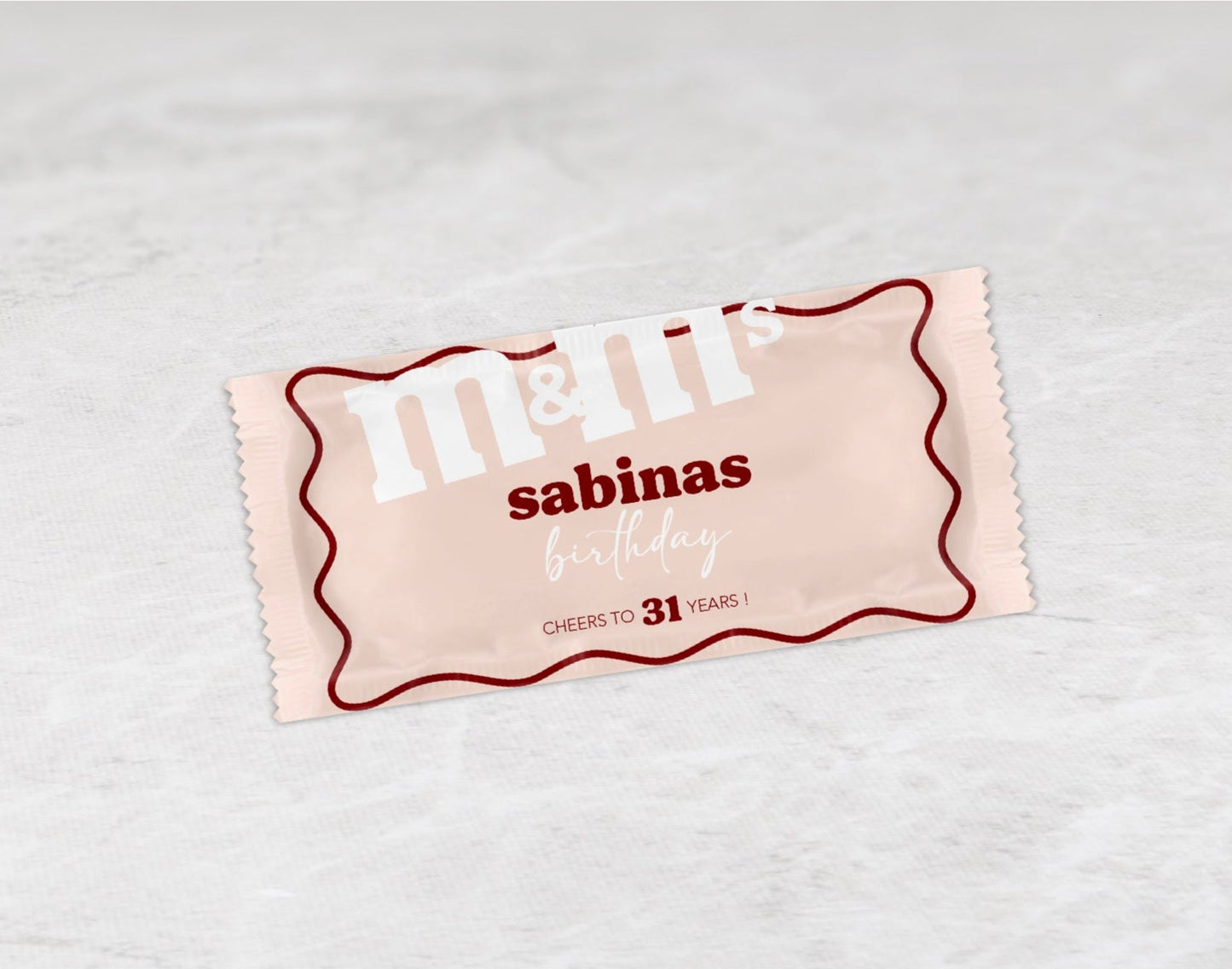 M&Ms Peanuts - Rosa bordeaux