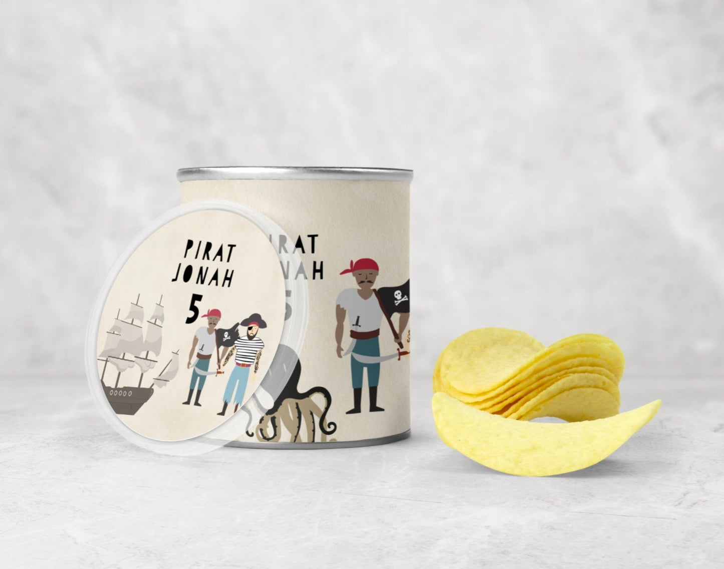 Chips Pringles Dosen - Piraten