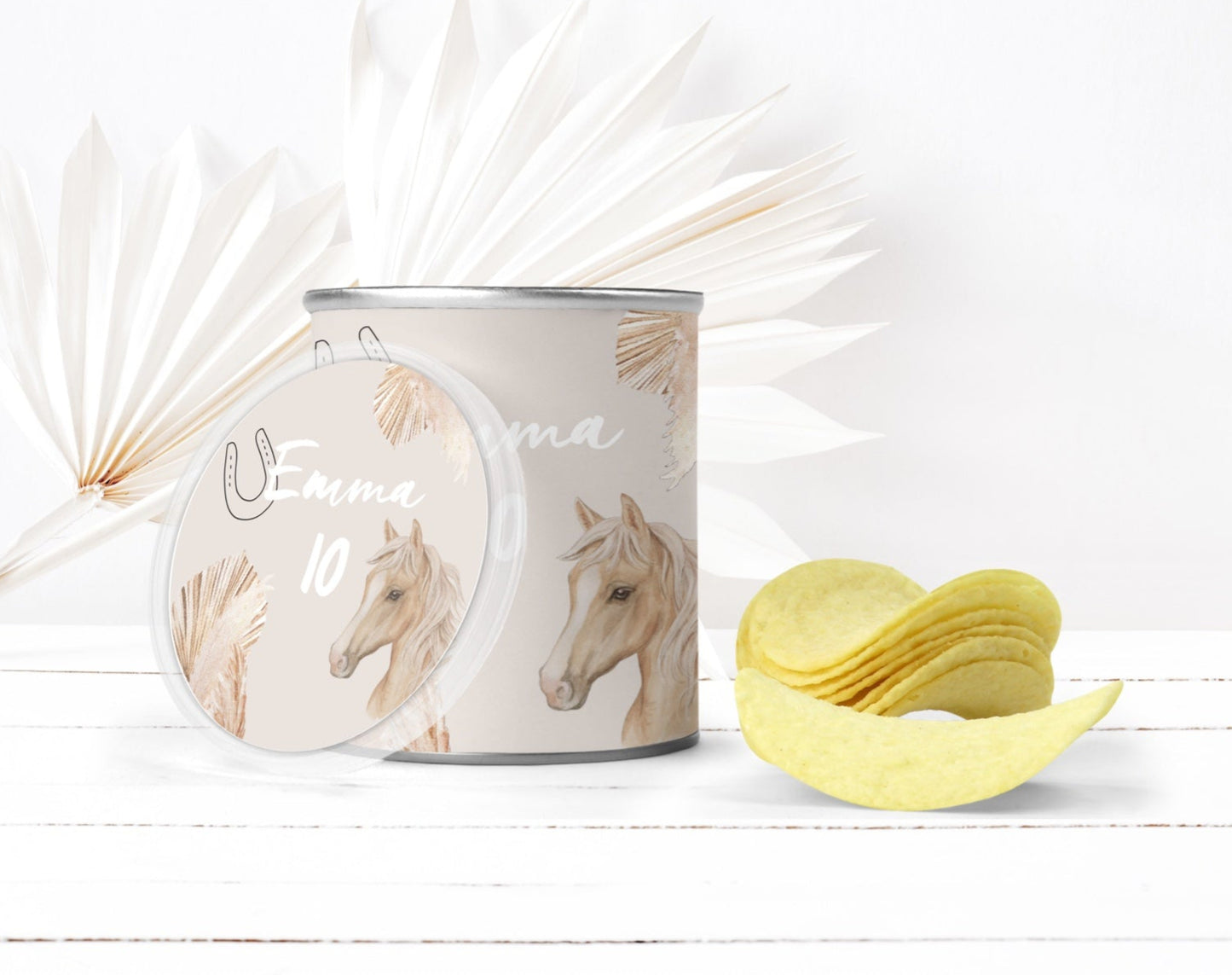 Chips Pringles Dosen - Pferde