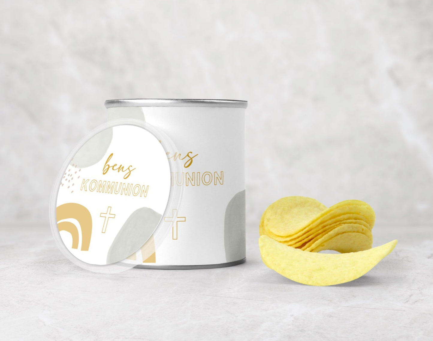 Chips Pringles Dosen - Abstrakt grün