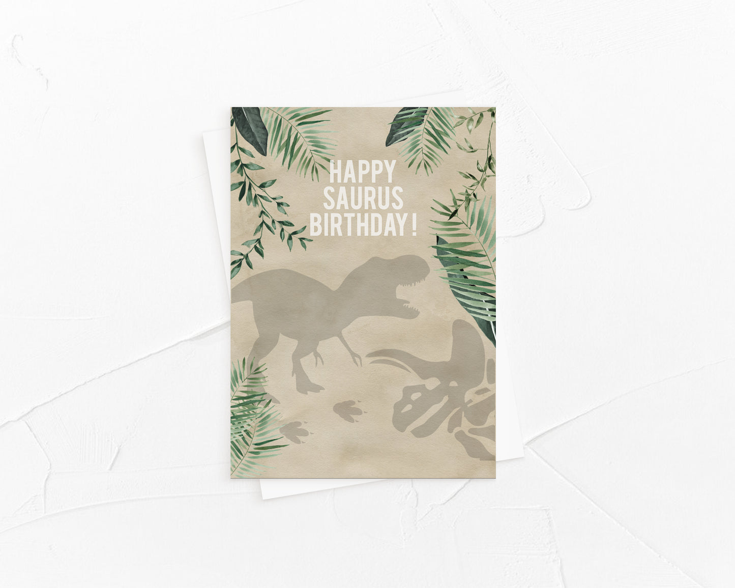 Postkarte - Dinosaurier
