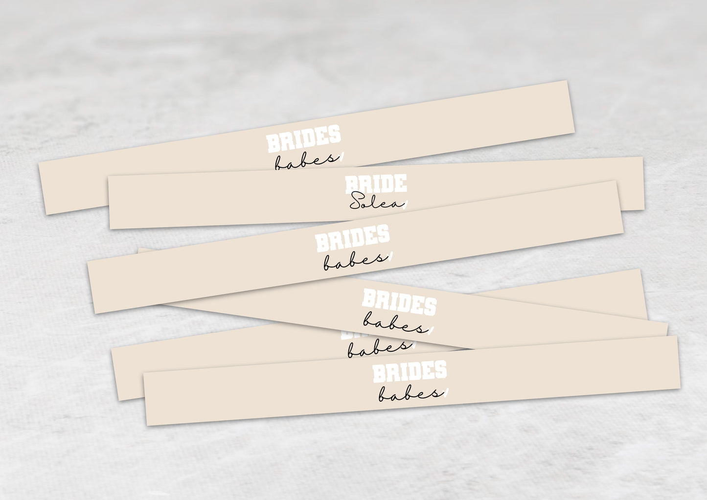 Partybändchen - Beige