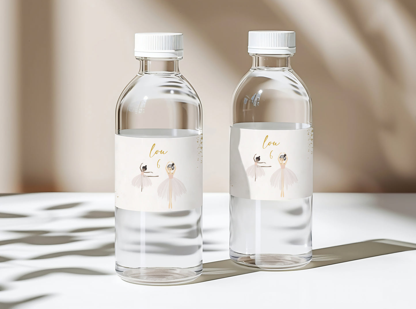Flaschen Labels - Ballerina