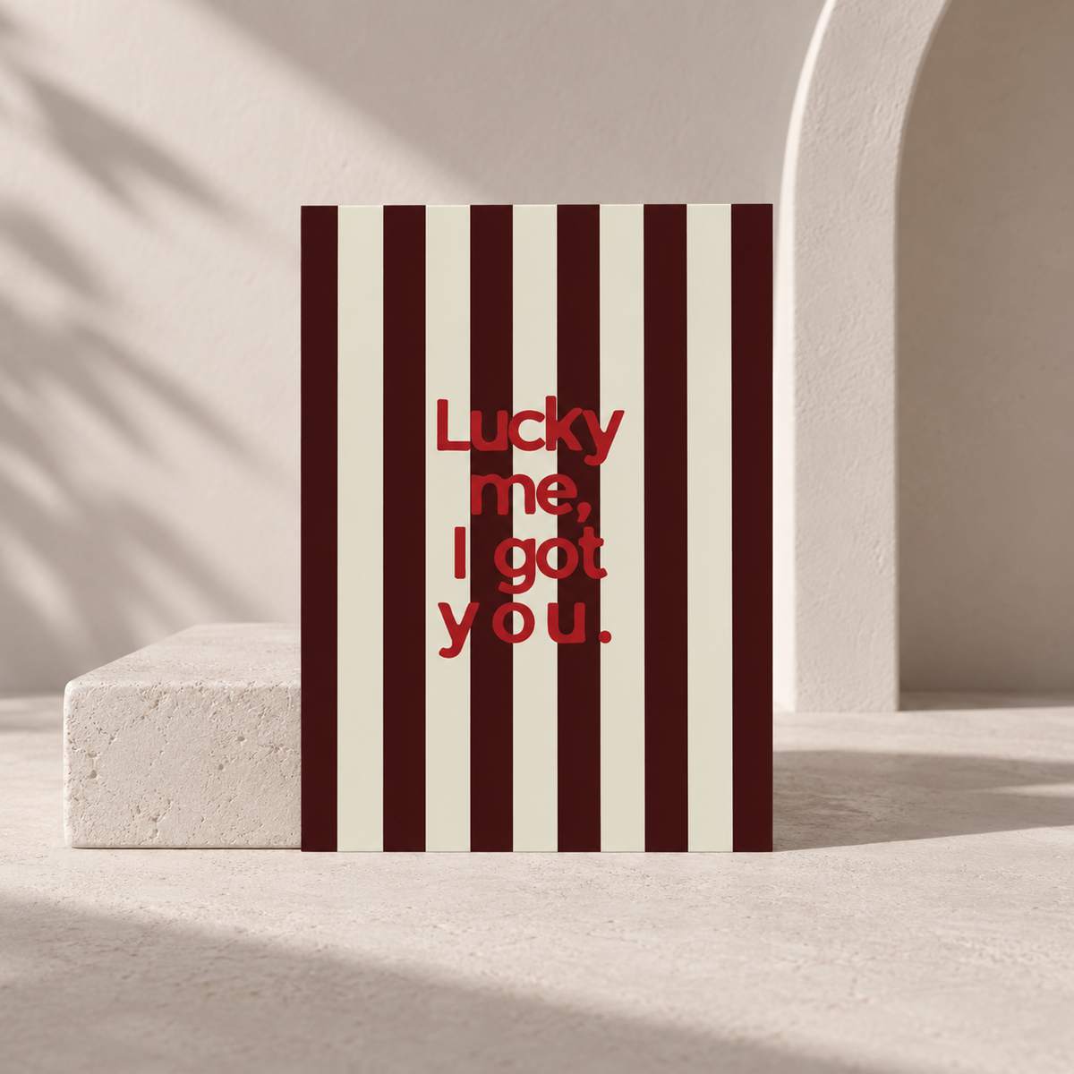 Postkarte - Lucky me