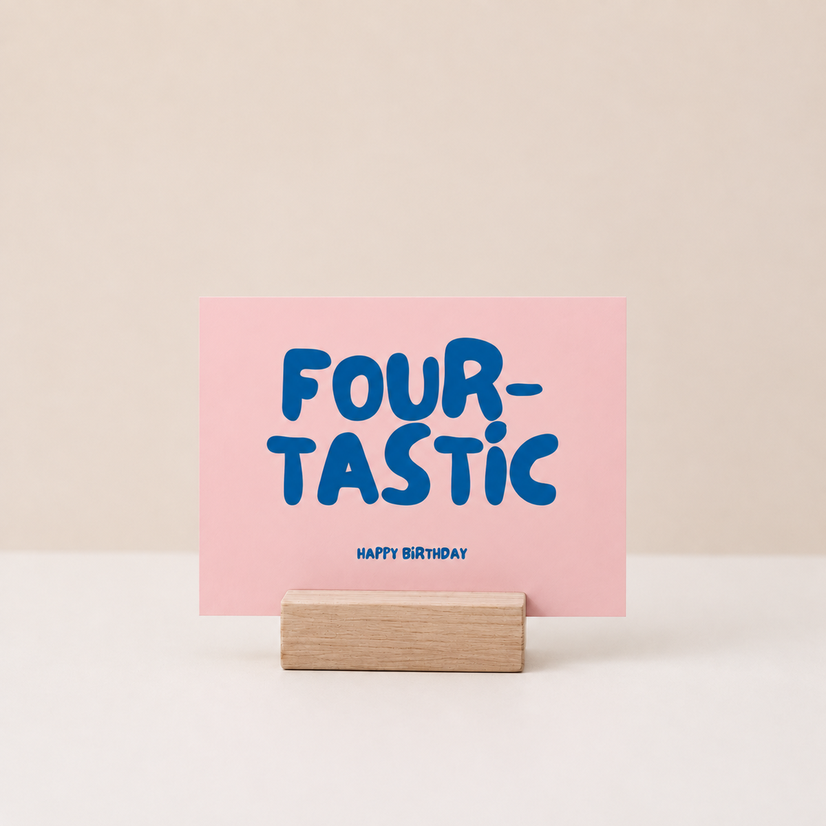 Postkarte - Four-tastic - 4