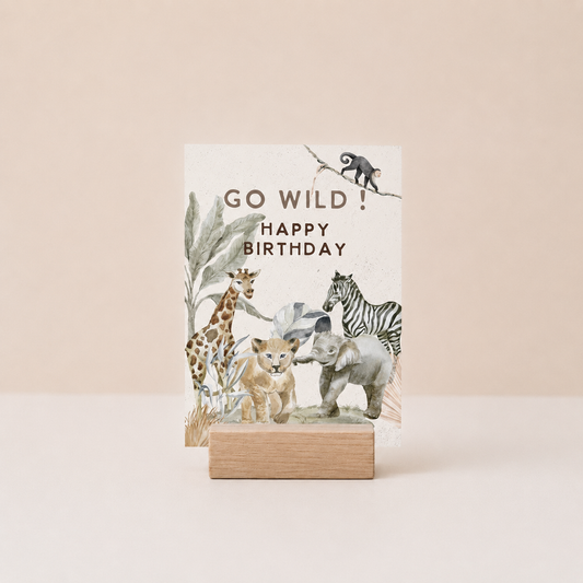 Postkarte - Safari