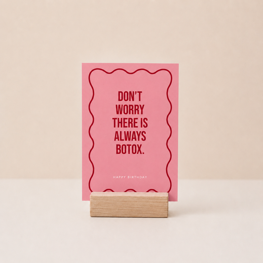 Postkarte - Botox