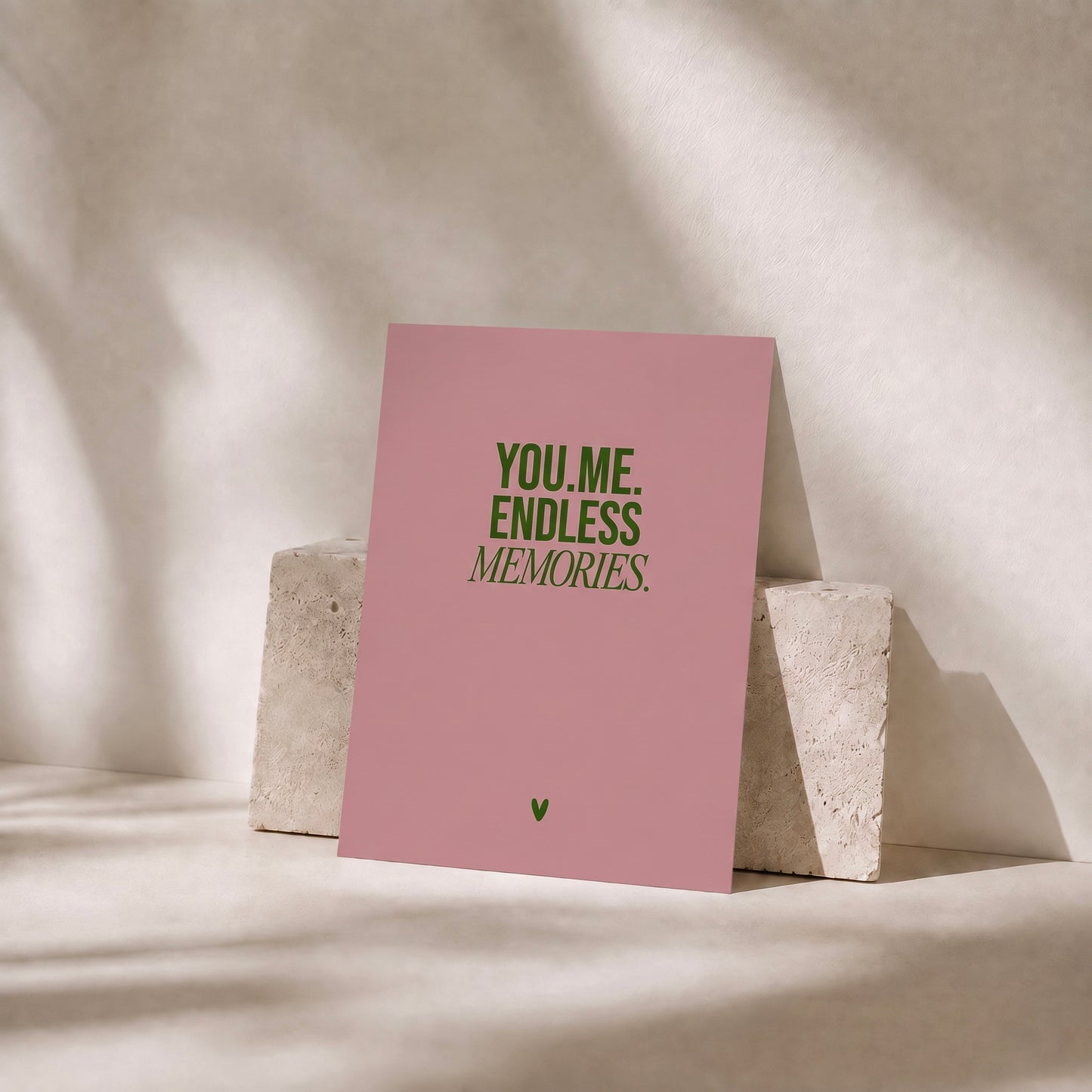 Postkarte - You. Me.