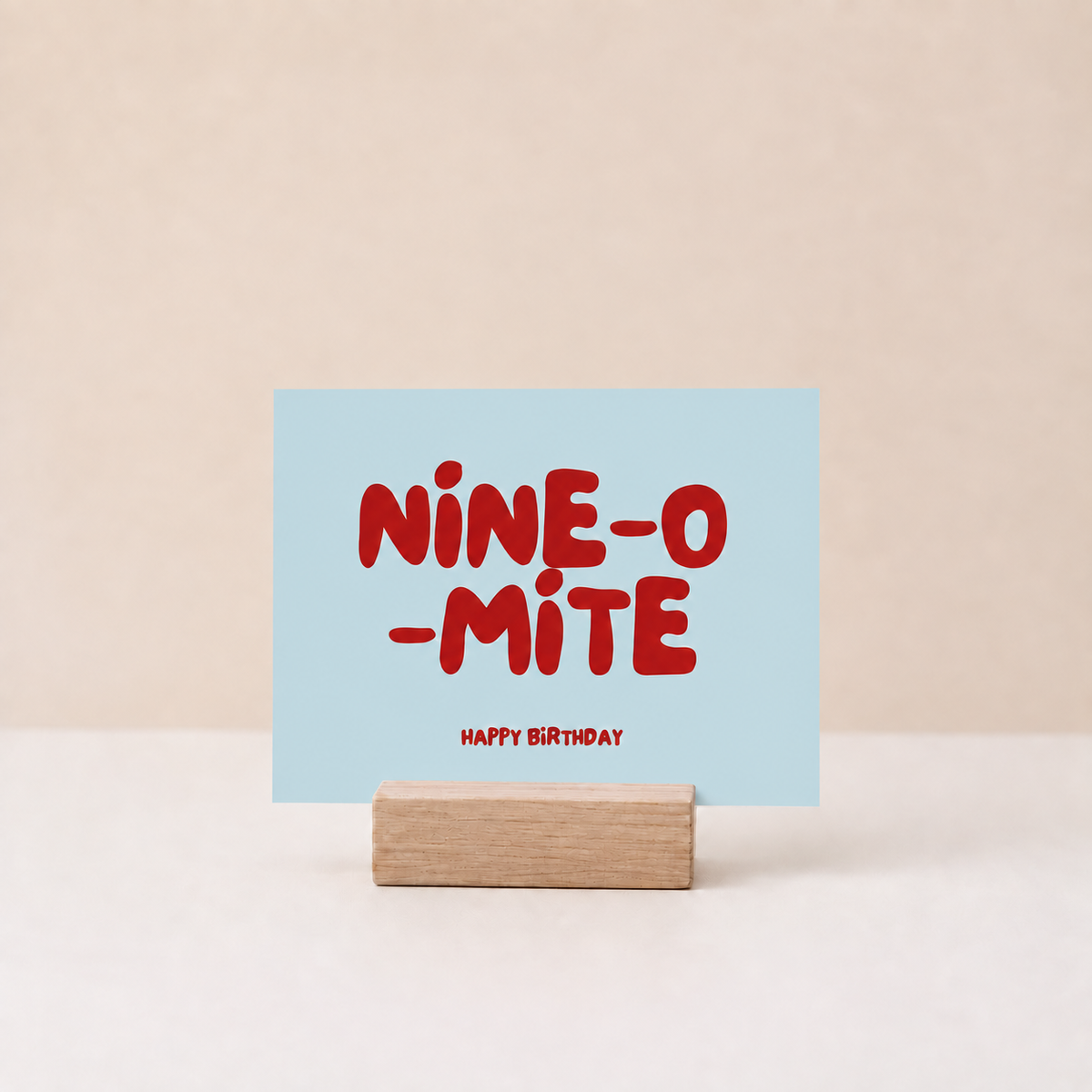 Postkarte - Nine-o-mite - 9