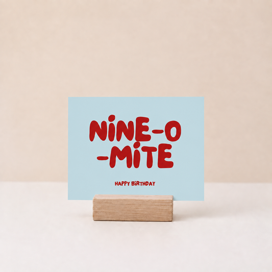 Postkarte - Nine-o-mite - 9