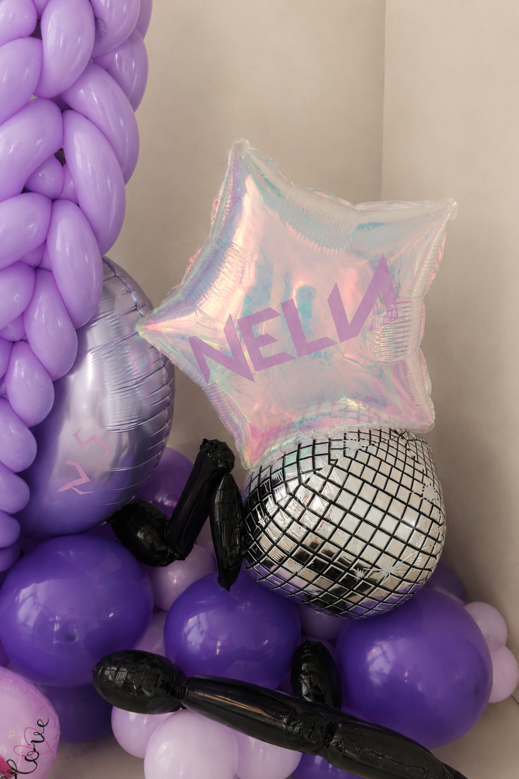 XL Ballon Aufsteller personalisiert - K-POP Demon Hunters